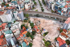 Vành đai 2,5 Cầu Giấy bứt tốc giải phóng mặt bằng sau nhiều năm chậm tiến độ