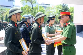 Bế giảng khoá huấn luyện chiến sĩ nghĩa vụ Công an nhân dân năm 2026