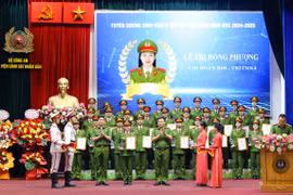 Rạng rỡ những gương mặt “Sinh viên 5 tốt” Học viện Cảnh sát nhân dân