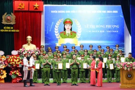 Rạng rỡ những gương mặt “Sinh viên 5 tốt” Học viện Cảnh sát nhân dân