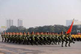 Lực lượng Công an nhân dân xuất quân bảo vệ Đại hội đại biểu toàn quốc lần thứ XIV của Đảng