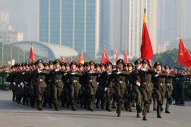 Video: Vẻ đẹp uy nghiêm của khối Sĩ quan An ninh Công an Hà Nội tại buổi Tổng duyệt Lễ ra quân bảo vệ Đại hội Đảng