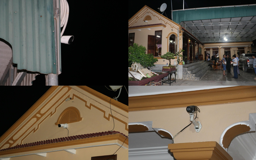 Hệ thống camera giám sát dày đặc tại nhà của Vũ Đình Sâm