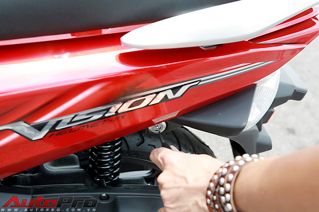 Cảm nhận xe ga mới Honda Vision ảnh 12