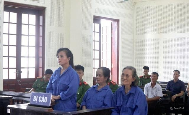 Kính, Lan và Truyền trong phiên xét xử