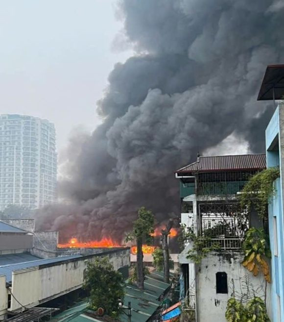 Vụ cháy xảy ra đầu giờ sáng