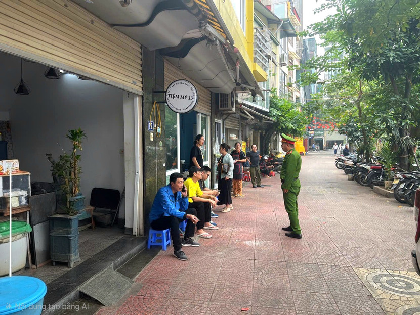 Hình ảnh trật tự đô thị đi vào nền nếp sau giai đoạn 1 ra quân tại phường Ba Đình Hình ảnh trật tự đô thị đi vào nền nếp sau giai đoạn 1 ra quân tại phường Ba Đình