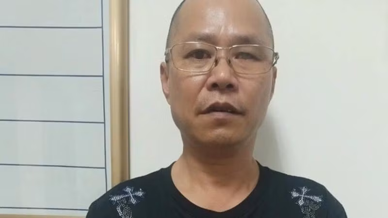 Nguyễn Văn Giang tại cơ quan công an (Ảnh: Công an Bắc Giang) Nguyễn Văn Giang tại cơ quan công an (Ảnh: Công an Bắc Giang)