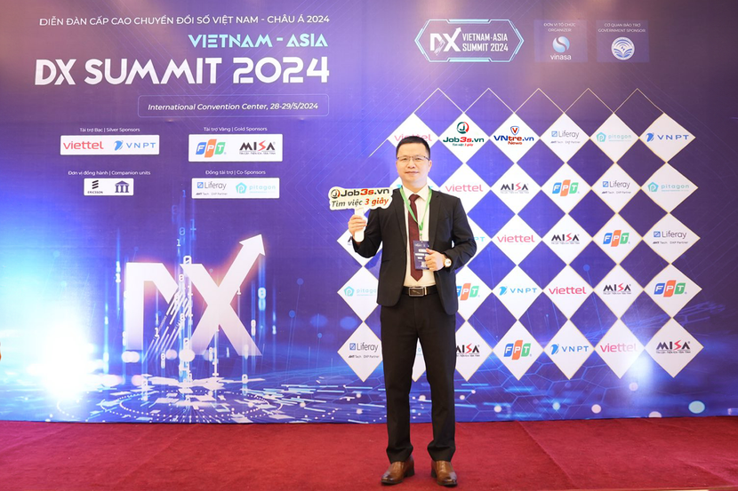 CEO Tony Vũ của job3s là khách mời đặc biệt tại Vietnam - Asia DX Summit 2024 CEO Tony Vũ của job3s là khách mời đặc biệt tại Vietnam - Asia DX Summit 2024