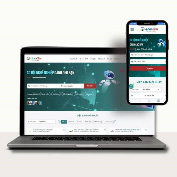 Job3s.vn ứng dụng hơn 20 loại AI giúp kết nối ứng viên và nhà tuyển dụng chỉ trong vòng 3 giây Job3s.vn ứng dụng hơn 20 loại AI giúp kết nối ứng viên và nhà tuyển dụng chỉ trong vòng 3 giây