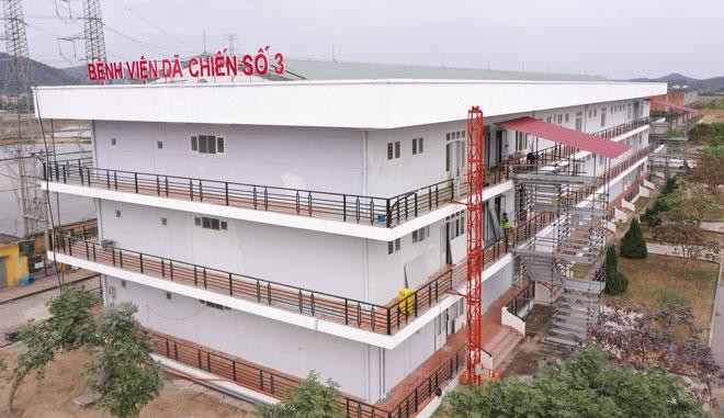 Toàn cảnh bệnh viện dã chiến số 3 sau khi hoàn thành cải tạo