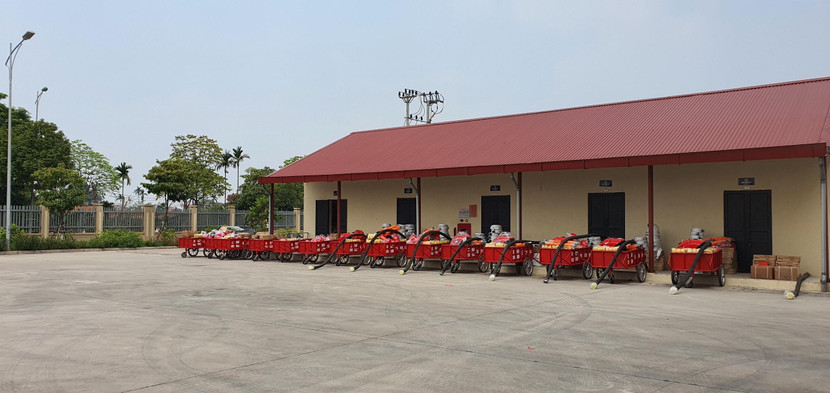 Trước đó, năm 2021, UBND huyện đã triển khai giai đoạn 1 về việc trang bị phương tiện PCCC tới đội PCCC dân phòng, thôn cụm dân cư tại 16 xã thị trấn