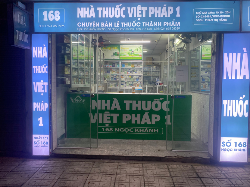 Nhà thuốc Việt Pháp 1 phát huy chăm sóc sức khỏe trực tuyến Nhà thuốc Việt Pháp 1 phát huy chăm sóc sức khỏe trực tuyến