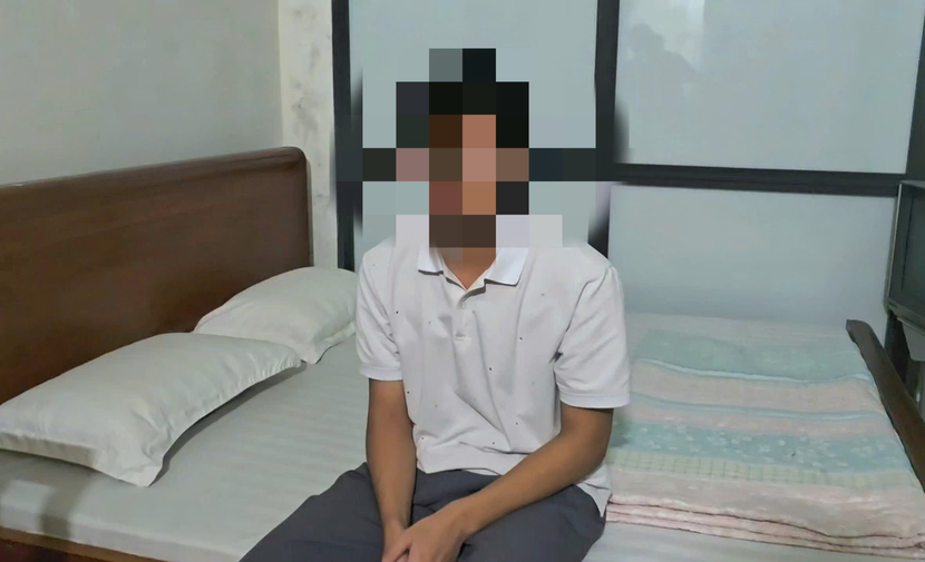 Hình ảnh nam sinh N khi tìm thấy tại nhà nghỉ gần Sân bay Quốc tế Nội Bài Hình ảnh nam sinh N khi tìm thấy tại nhà nghỉ gần Sân bay Quốc tế Nội Bài