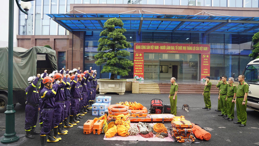 Các chiến sỹ sẵn sàng ra "mặt trận"