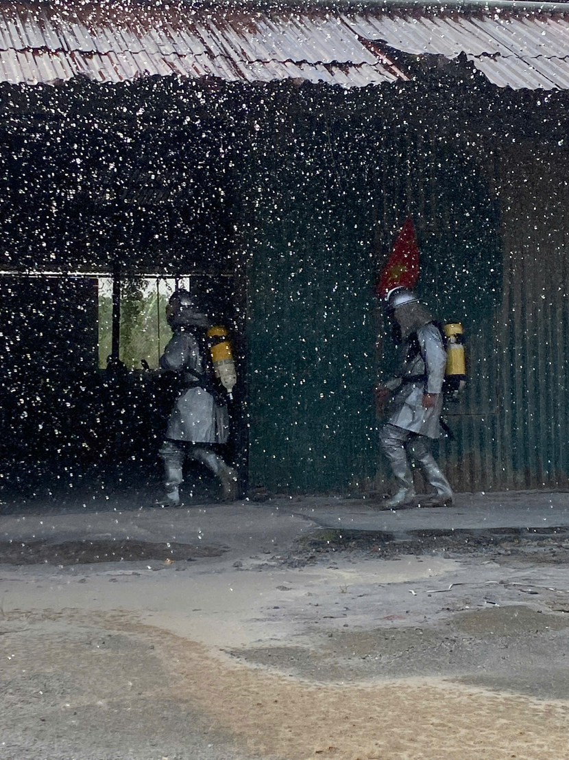 Các lực lượng tham gia buổi diễn tập Các lực lượng tham gia buổi diễn tập