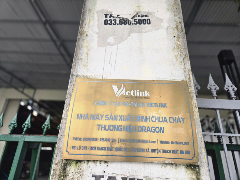 Trụ sở 1 kho tập kết, trung chuyển của Công ty Cổ phần sản xuất, thương mại, dịch vụ Vietlink