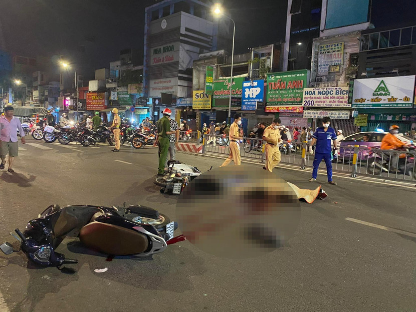 Hiện trường vụ tai nạn