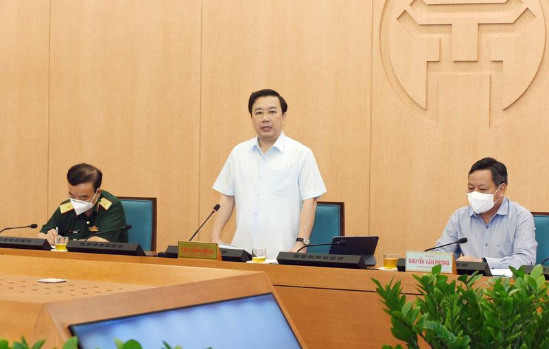 Phó Chủ tịch UBND thành phố Hà Nội Chử Xuân Dũng phát biểu Phó Chủ tịch UBND thành phố Hà Nội Chử Xuân Dũng phát biểu