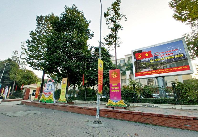 Bộ mặt đô thị quận Thanh Xuân có nhiều khởi sắc Bộ mặt đô thị quận Thanh Xuân có nhiều khởi sắc