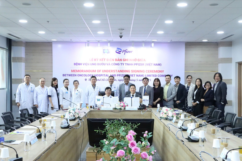 Lễ ký kết Biên bản ghi nhớ tại Bệnh viện Ung Bướu TP.HCM Lễ ký kết Biên bản ghi nhớ tại Bệnh viện Ung Bướu TP.HCM
