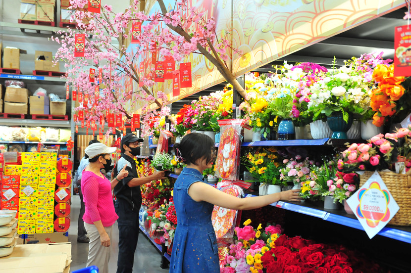 Không khí sắm Tết tưng bừng tại MM Mega Market Không khí sắm Tết tưng bừng tại MM Mega Market