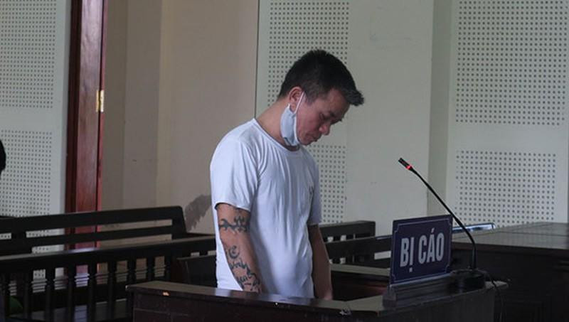 Nguyễn Khắc Trung trong phiên xét xử