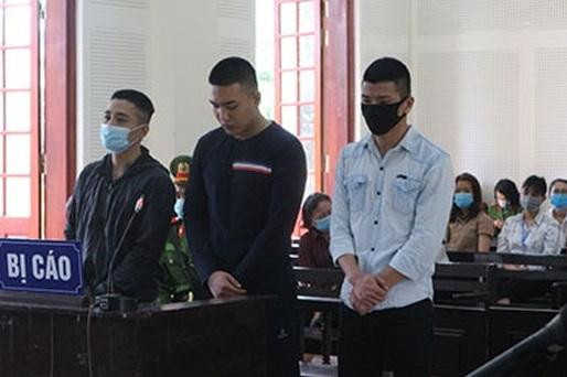 Ngô Thanh Long, Nguyễn Thành Long và Ngô Viết Thanh Vinh trong phiên xét xử