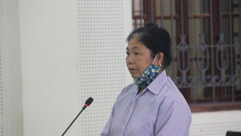 Xên Thị Nhung trong phiên xét xử Xên Thị Nhung trong phiên xét xử