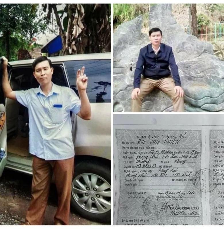 Bùi Văn Phiên bị truy nã về tội Giết người