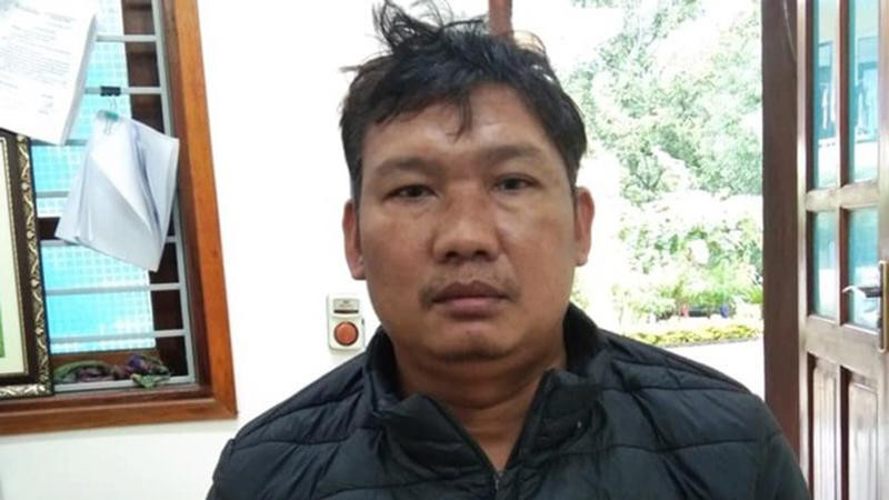 Lo Phò Phèng tại cơ quan công an (Ảnh: H. Tuấn) Lo Phò Phèng tại cơ quan công an (Ảnh: H. Tuấn)