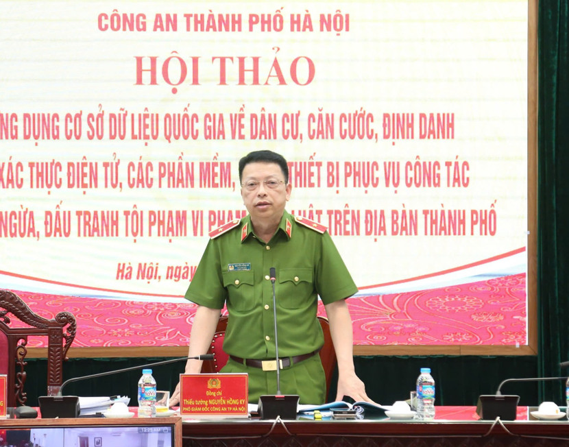 Thiếu tướng Nguyễn Hồng Ky, Phó Giám đốc CATP điều hành phần thảo luận