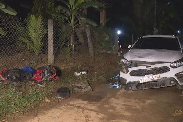 Chiếc ô tô gây ra vụ án. Chiếc ô tô gây ra vụ án.