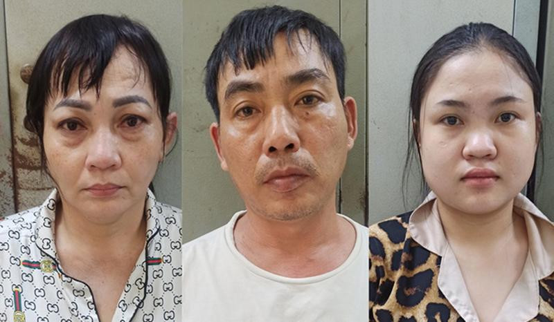 Ba đối tượng trong nhóm trộm cắp tài sản của du khách đến tiệm massage. Ba đối tượng trong nhóm trộm cắp tài sản của du khách đến tiệm massage.