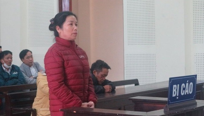 Phương trong phiên xét xử