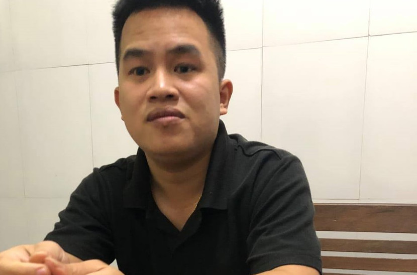 Đặng Xuân Kỳ tại cơ quan công an Đặng Xuân Kỳ tại cơ quan công an