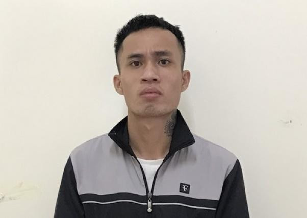 Lô Xuân Lương tại cơ quan công an Lô Xuân Lương tại cơ quan công an