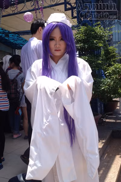 Nóng 40°C, giới trẻ Hà Nội vẫn váy áo lòa xòa, hào hứng Cosplay ảnh 9