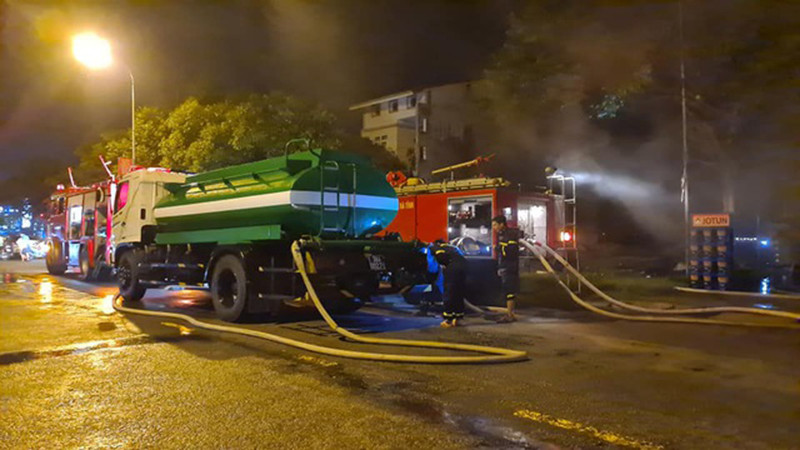 Đám cháy được lực lượng chức năng khống chế hoàn toàn