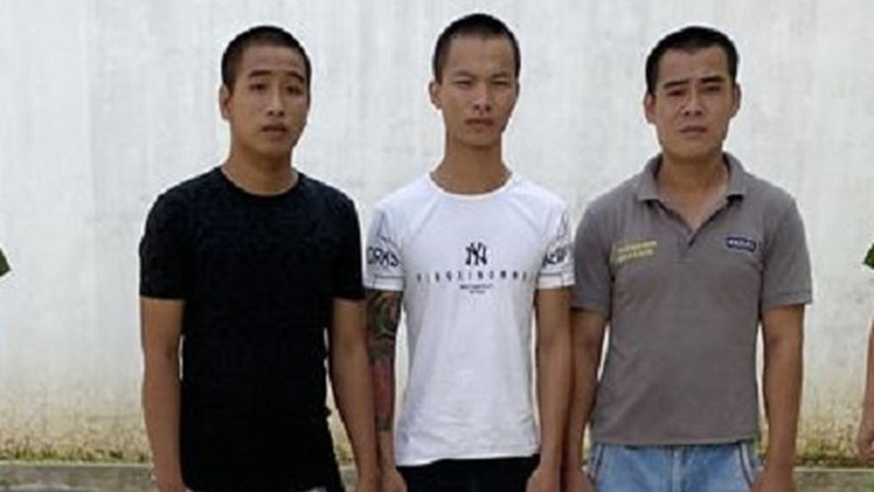 Các đối tượng bị bắt giữ Các đối tượng bị bắt giữ