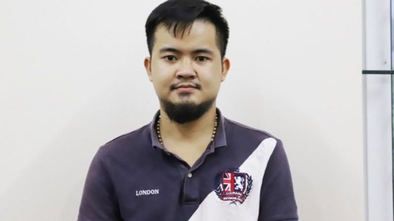 Đối tượng Trần Hải Dương (ảnh: Công an Hà Tĩnh)