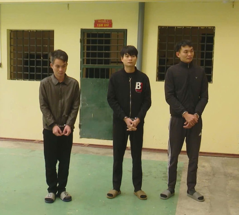 Các đối tượng trong vụ án...