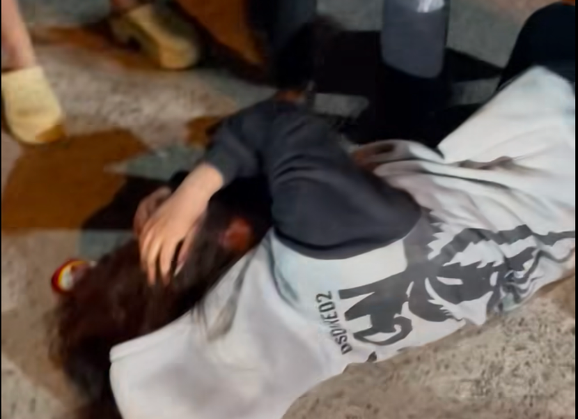 Nữ sinh bị đánh được clip ghi lại