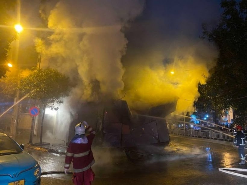 Hiện trường vụ cháy