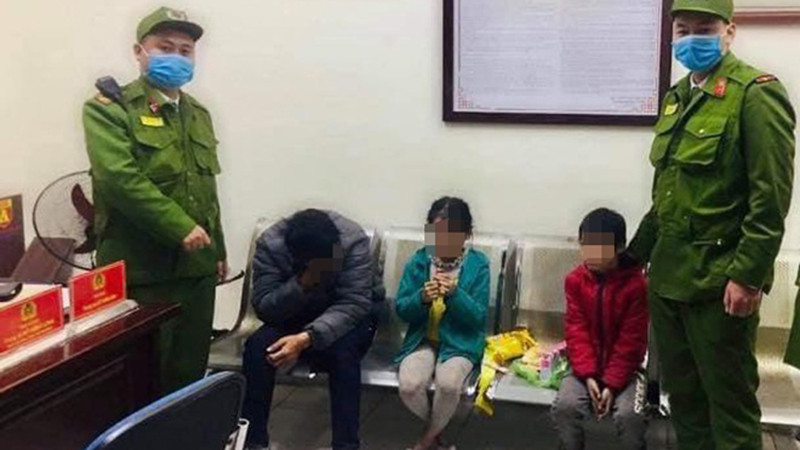 Công an giải cứu anh L.Đ.Q. cùng các con