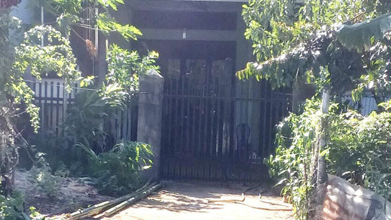 Căn nhà nơi xảy ra vụ việc Căn nhà nơi xảy ra vụ việc