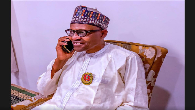 Tổng thống Muhammadu Buhari trao đổi qua điện thoại với Thống đốc bang Katsina Aminu Bello Masari về nhiệm vụ giải cứu con tin, ngày 17-12 Tổng thống Muhammadu Buhari trao đổi qua điện thoại với Thống đốc bang Katsina Aminu Bello Masari về nhiệm vụ giải cứu con tin, ngày 17-12