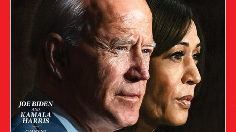 Hình bộ đôi Biden, Harris xuất hiện trên trang bìa tờ Time Hình bộ đôi Biden, Harris xuất hiện trên trang bìa tờ Time