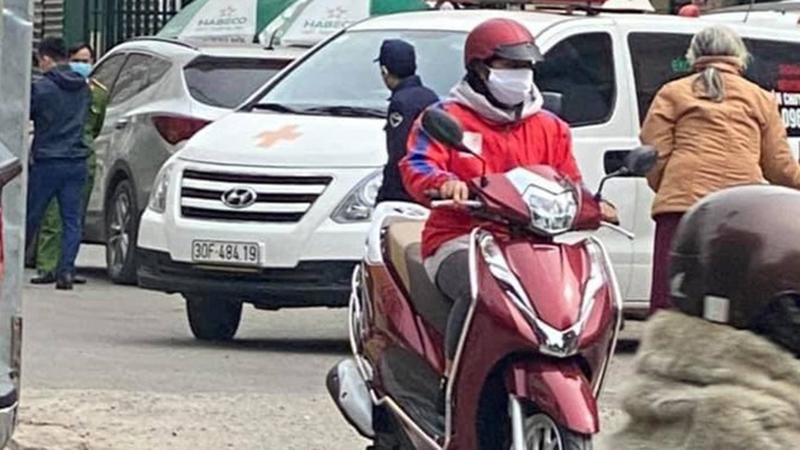 Công an và lực lượng pháp y có mặt tại hiện trường