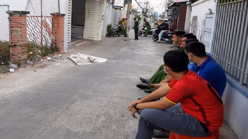 Cảnh sát có mặt tại hiện trường vụ nổ súng